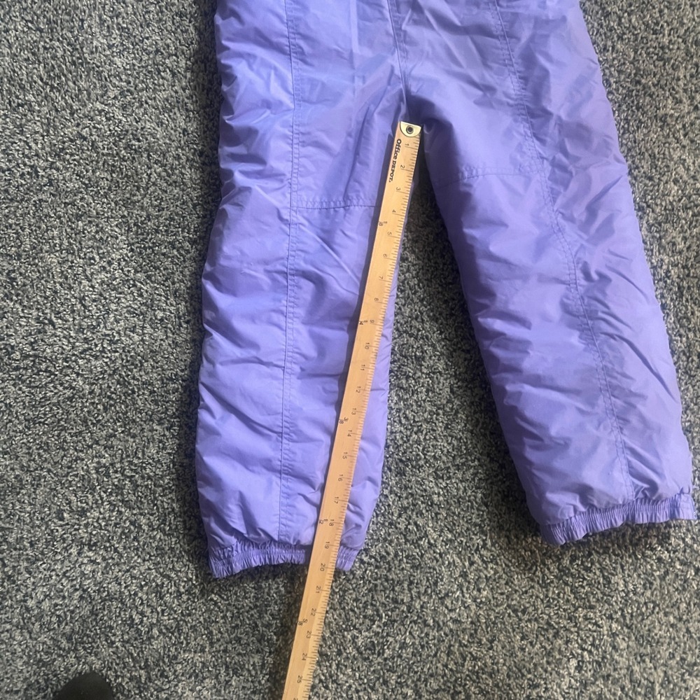 Rawik Kids Purple Insulated Snow Suit One Piece Ski Bib Hooded Girls XL 6X - Picture 10 of 13